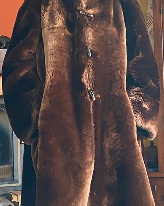 cappotto in pelliccia vintage (shearling donna 44)