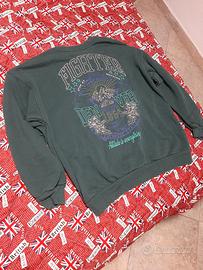 maglia verde bershka