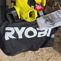Soffiatore aspiratore e trita foglie ryobi