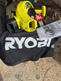 Soffiatore aspiratore e trita foglie ryobi