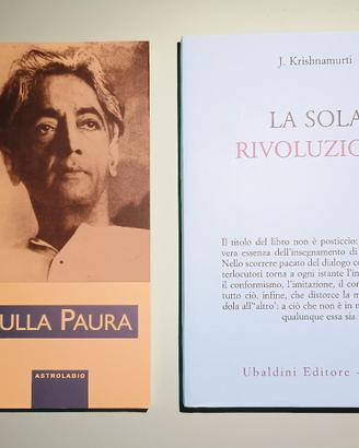 2 libri di Jiddu Krishnamurti