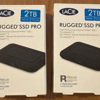 N.2 hard disk SSD PRO RUGGED LACIE mai usati