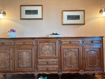 Credenza stile barocco piemontese