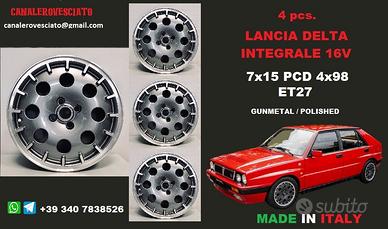Cerchi 7 X 15 POLLICI 4X98 Lancia delta integrale