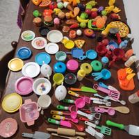 gioco delle pentoline e cibo in plastica 