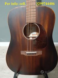 Chitarra acustica elettrificata Sigma DM-15E-AGED