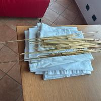 Set tende con bastoni in ottone – completo