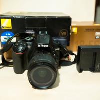 nikon D5300 kit con 18-55 f 3,5 - 5,6 VR