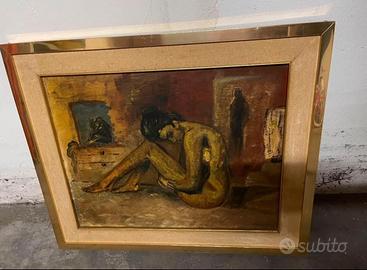 Quadri dipinti a mano su tela cornici in legno