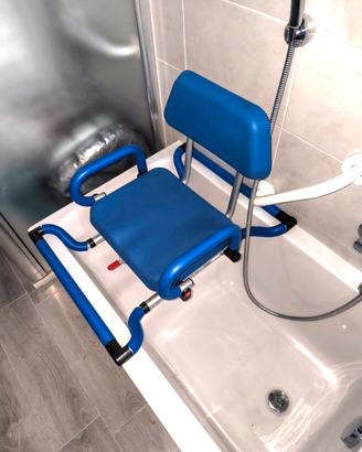 sedia per vasca girevole per anziani e disabili