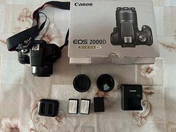 Canon 2000D - – Kit Completo, Usata Poco