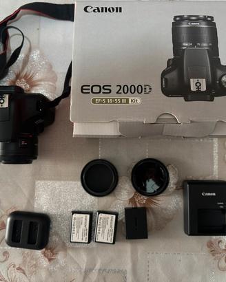 Canon 2000D - – Kit Completo, Usata Poco