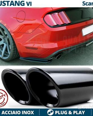 TERMINALI di Scarico NERI per FORD Mustang 6