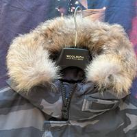 WOOLRICH giubbotto lungo Parka Camouflage