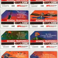 Schede Telefoniche serie "GUINNES DEI PRIMATI"