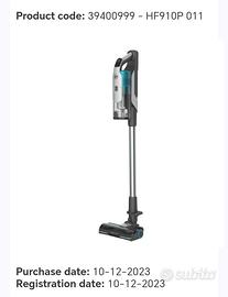 aspirapolvere scopa a batteria hoover