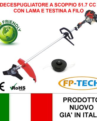 Decespugliatore a scoppio 51.7 cc motocespugliator