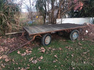 Carrello agricolo pianale 3,5x1,8 m – 4 ruote –