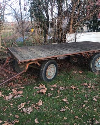 Carrello agricolo pianale 3,5x1,8 m – 4 ruote –