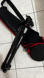 Kit Treppiede Manfrotto 055 + Testa a 3 Vie+ Borsa