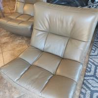 2 POLTRONE (DIVANO) E POUF SILHOUETTE CHATEAU D'AX