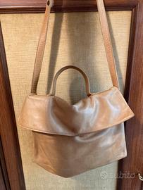 Borsa vintage in vera morbida pelle Krizia