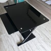 Scrivania in vetro temperato