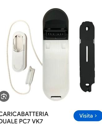 Caricatore duale + panni e pellicola + 2 pezzi