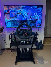 LOGITECH G29 + CAMBIO ad H + STAND VERTICALE