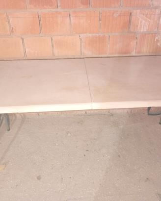 Set tavoli e panche giardino, catering per esterno