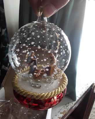 palla con presepe soffiera de carlini 