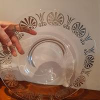 soprammobile cristallo e argento