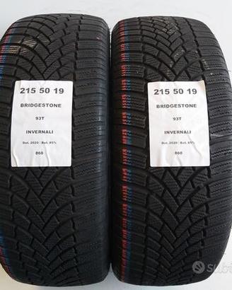 2 gomme 215 50 19 bridgestone a860