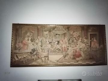 Grande arazzo decorativo stile salone francese
