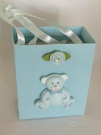 Carillon Azzurro Bomboniere STOCK pz.11