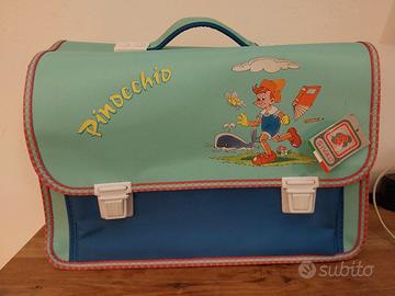 cartella anni 80 a tema Pinocchio nuova