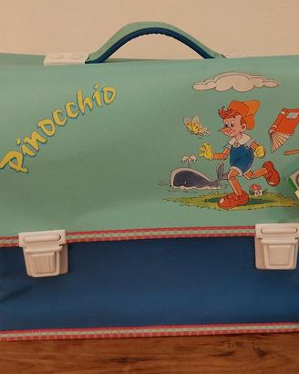 cartella anni 80 a tema Pinocchio nuova