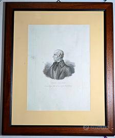 1837 Stampa Lazzaro Spallanzani (1729-99)Scienziat