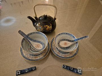 Set giapponese tazze e teiera