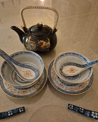 Set giapponese tazze e teiera
