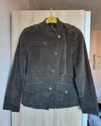 Tailleur giacca+pantaloni+gonna velluto tg 44/46