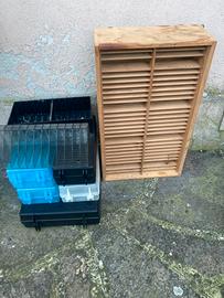 Porta cassette e cd