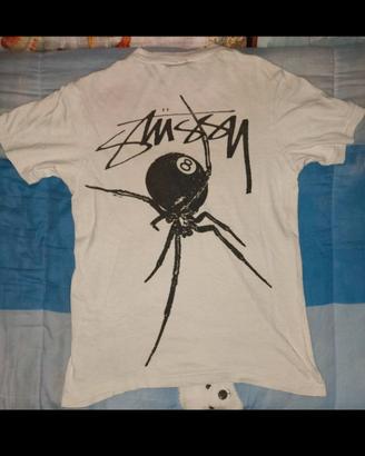 Tshirt  stussy bianca arachnid