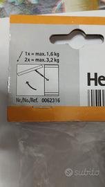 Supporto per anta a ribalta in acciaio