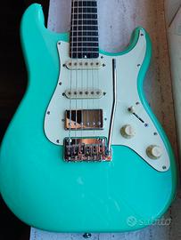 Schecter Nick Johnston HSS atomic green