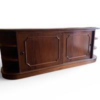 Credenza mobile basso vintage, porte scorrevoli