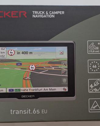 Navigatore GPS Becker transit.6s EU Camion& Camper