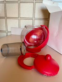 Teiera in vetro borosilicato