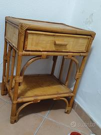 comodino in Bamboo, da ritirare in loco