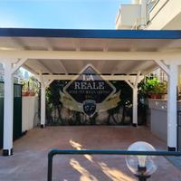 TETTOIE - POSTI AUTO - PORTICATO IN LEGNO LAMELLAR